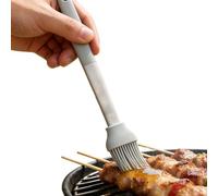 Pennello in silicone, antiaderente, resistente al calore, per uso alimentare, con rivestimento uniforme per olio, burro, grasso, salsa, marinata, multiuso, per barbecue, barbecue, grigliate, pesce