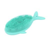 Pennello in Silicone da Bagno per Bambini Delicata - Massaggio Morbido e Pennello Shampoo per Bambini e, Verde | Stimola il Linfatico il Flusso Sanguigno | Aiuta la Consistenza della Pelle