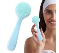Pennello in silicone per il lavaggio del viso, ultra morbido, con setole, peeling delicato per la pulizia profonda dei pori, imbottitura impermeabile e igienica, per tutte le pelle
