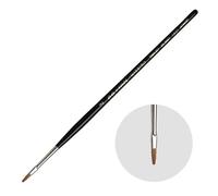 Pennello Maestro Serie 1301 N.2 Piatto Martora Kolinsky Manico Corto