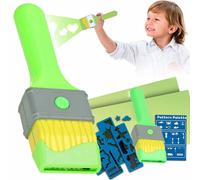 Pennello magico fluorescente con una penna lucida