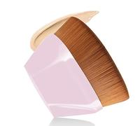 Pennello magico per fondotinta, Kabuki fondotinta con scatola, pennello piatto per fondotinta per liquido, crema, correttore premium, pennello professionale Kabuki