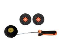 Pennello multiuso per pareti asciutte, per pareti asciutte, bordi a rullo per vernice, composto per una distribuzione uniforme per una distribuzione uniforme