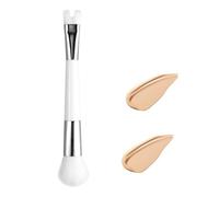 Pennello Naso a Forma di U, Pennello Morbido per Contorni Precisione 2 in 1 per Scolpire e Definire Gli Zigomi del Naso Pennello per Trucco a Doppia Estremità per Evidenziare l'Ombra del Fard