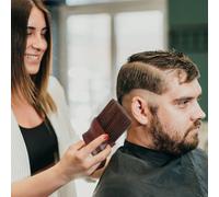 Pennello Parrucchiere Spazzola Barbiere Per Spolverare Il Collo Del