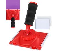 Pennello per angoli e bordi, Trim Paint Edger, Edges Brush Tool con spugna di ricambio, pad angolare da parete, strumento manuale per soffitto, spazzole, pennello piatto