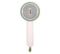 Pennello per animali domestici - Pannello slicer di gatto portatile multifunzionale con pulsante di rilascio per animale a capelli lunghi | pennello per cani slicker, Kitten Grooming Comb with Button