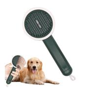 Pennello per animali domestici, pennello per cani slicker | Kitten Grooming Comb with Button,Pannello slicer di gatto portatile multifunzionale con pulsante di rilascio per animale a capelli lunghi