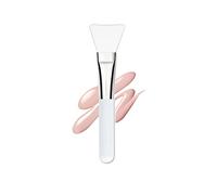 Pennello per Applicazione Maschere Viso, Testina Bianca in Silicone Morbido a Forma di Pala Strumento Cosmetico per Lotion Corpo, Maschere a Base di Fango, Argilla, Carbone