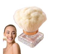 Pennello per arrossire per le,Spazzola per cipria per unghie | Strumento di trucco ergonomico per contorno, illuminazione e pulizia delle unghie