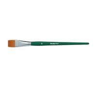 Pennello per artisti Marabu Fino, misura 20, pennello in legno certificato FSC, pennello piatto con peli speciali Toray per pittura acrilica, olio e acquerello, 01900000020