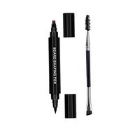 Pennello per barba, Penna per riempimento barba Matita Pennello Kit di riempimento Nero impermeabile a lunga durata per spazi sottili Uomini irregolari 2 pezzi, Penna