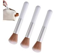 Pennello Per Blush In Polvere - 3 Pezzi Strumento Per Il Trucco Con Manico Ergonomico | Pennello Per Cipria Sciolta E Blush | Per Principianti Professionisti Ragazze Adolescenti Fidanzata