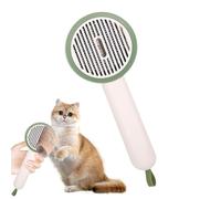 Pennello per cani, pennello per gatti | Kitten Grooming Comb with Button - Pannello slicer di gatto portatile multifunzionale con pulsante di rilascio per animale a capelli lunghi