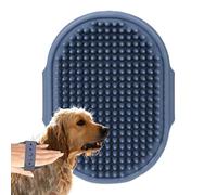 Pennello per cani per animale domestico dai capelli corti - pennello per vasca da bagno, pennello per bagno, spazzola per massaggio a gatto bagnato e secco | Pennello per shampoo per animali domestici