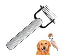 Pennello Per Cani Per Lo Spargimento - Pettinatura Demattica Del Gatto | Deshedding Dog Brush | Pettine Dematting Per Animali Domestici A Doppio Lato Con Manico | Strumento Per La Toelettatura Per Ani