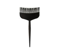 Pennello per capelli ad olio da parrucchiere, per parrucchieri, parrucchiere, spazzola morbida per capelli, strumento allungato, pennello per tintura, colore nero KhE815 (B, 23,5 x 11,5 cm)