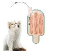 Pennello per catnip, pennello per gatti - Combinaggio ad angolo | Gat Groomer con catnip ad angolo massaggio pettine utensile per cuccioli di gattino