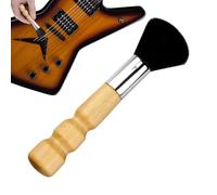 Pennello per chitarra, pennello per chitarra - Pennello per la rimozione della polvere di chitarra,Setole morbide in legno Strumento di pulizia degli spolveri per il violino