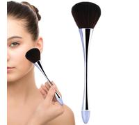 Pennello per cipria fissante, pennello per arrossire | pennello a polvere libera a vita sottile - pennelli per unghie e cosmetici, strumento di trucco per il viso per un contorno e una definizione