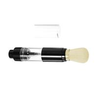 Pennello per cipria, pennello per fondotinta, per fard, bronzer, riutilizzabile, pennello per cipria, pennello per trucco con setole morbide, strumento applicatore portatile per principianti, bello