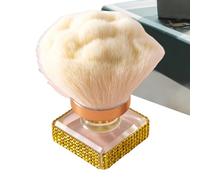 Pennello per cipria, pennello per polvere per unghie, 7 x 4 cm, setole morbide, strumento per il trucco, multiuso, per evidenziare la pulizia delle unghie per manicure e pedicure
