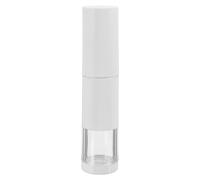 Pennello per Cipria Retrattile Cappuccio, Bianco 11,2x2,5x2,5cm | Setole Sintetiche Morbide, per Ritocchi Rapidi, Serbatoio alla Base in Ufficio o Borsa