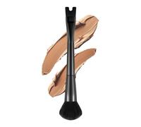 Pennello Per Contorno Naso - 2 in 1 Pennello per Trucco del Viso,Strumento Cosmetico a Doppia Estremità a Forma U per Scolpire Definire Fondere e Contouring di Guance e Naso