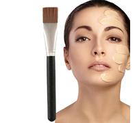 Pennello per contorno | Pennello portatile per emulsione cosmetica con punta piatta, strumenti per il trucco da donna per correttore, pre-trucco, primer, crema per primer, crema per maschera Rockia