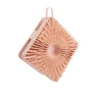 Pennello per corpo in silicone, peeling per corpo in silicone, per pulizia del corpo su entrambi i lati, 2 in 1, per massaggiare il cuoio capelluto, per peeling loofah, setole morbide per bambini