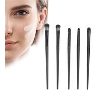 Pennello per Eyeliner, 5 Pezzi Pennello per Sfumino Pennello per Ombretto Pennello per Trucco per Sfumino per Eyeliner Kit Professionale di Pennelli Angolati per Cosmetici per