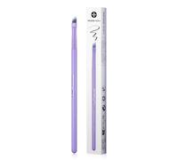 Pennello per eyeliner, ad angolo fine, pennello professionale per il trucco, ultra sottile, inclinato, con setole sintetiche non testate sugli animali (E835MP)
