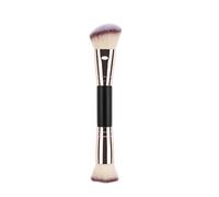 Pennello per fondotinta - Duel Consigli per il viso - Strumento di miscelazione crema impeccabile | Bronzer & Highlighter Make up, set di pennelli cosmetici per adulti, pennelli di bellezza portatili
