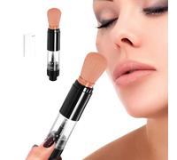 Pennello per fondotinta per blush bronzer, pennello applicatore per cipria, design retrattile, con setole morbide, applicatore portatile per donne, fidanzata, madre, moglie