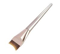 Pennello per fondotinta | Trucco - Flat Founddation Brush for Liquid Makkeup - Pennello sottile per trucco liquido correttore crema teens ballerina college studente rosa morbido stabile