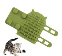 Pennello per gatto auto -toelettatura - groomer di silicone regolabile per angolo, strumento di massaggiatore elastico per gattini, cuccioli, graffio per il viso morbido per cani