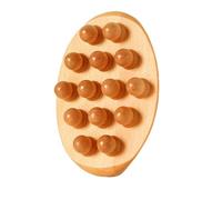 Pennello per il corpo in legno - Massager del grilletto manuale, strumento per la pelle portatile | Stick terapeutico naturale di, applicatore a pressione muscolare profonda, scrubber esfoliant