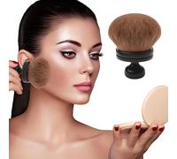 Pennello per il trucco del corpo extra large per self tanner, trucco da viaggio, applicatore Suncreen, 3 pollici Width Professional Kabuki Powder, Mushroom Head Large Powder Self-tanner Face and Body