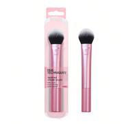 Pennello per il trucco Real Techniques a punta affusolata per guance, per blush, illuminante, polvere libera o pressata, pennello per blush con setole sintetiche, applicazione precisa del trucco, mani