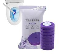 Pennello per il water - Montaggio della parete del spazzola per toilette | Klobürstenhalter | Bush della pelle con manico ergonomico | Scrubber da bagno con la testa di pennello solubile in acqua per