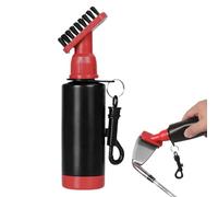 Pennello per la Pulizia da Golf- Cleaner del Club da golfportatile con Funzione Spray e Clip Portachiavi, Comodo Pennello per Scrub Sportivo Grip | Rondella di Testa da golfcompatta per i Woods IRO