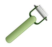 Pennello per la spargimento per cani, 6,85x2,76 pollici rastrello sottopelo per cani, utensile a pettinatura a doppio lato gatto demattico, diding brrush per animali