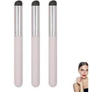 Pennello per labbra in silicone, Applicatore per trucco labbra riutilizzabile da 3 pezzi, Pennello per trucco in silicone, Strumento multifunzionale per rossetto, ombretto, lucidalabbra