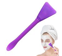 Pennello per maschera in silicone bifacciale - Applicatore per pennello facciale | Spatola per fango e maschera viso | Strumento per la cura della pelle, morbido, durevole, facile da usare, resistente