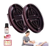Pennello per massaggio a pennello meridiano, pennello massaggio meridiano ergonomico per rilassamento del corpo - pettine durevole per rilassamento e promozione circolatoria