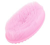 Pennello per Massaggio Al Silicone, Pennello da Bagno Esfoliante Shampoo per Bambini, di Cuoio Capelluto Anti -Cuoio Ng Pennelli e Pettini Che Lavano il Corpo Mas Maso (PINK)