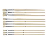 Pennello per modellismo zahn pinsel setola di maiale 10 parti