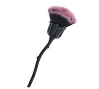 Pennello per nail art con setole morbide per rimuovere polvere e polvere. Elegante pennello a forma di rosa. Pulizia efficace