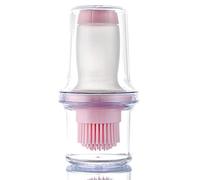 Pennello per olio di silicone con contenitore a spruzzare grado alimentare ad alta temperatura cottura al forno cucina BBQ grigliatura facile da pulire corpo del flacone trasparente