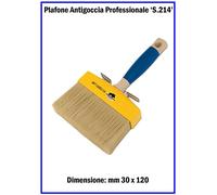 Pennello per Pittura Plafone Antigoccia Professionale S214 Pennellessa Pennelli